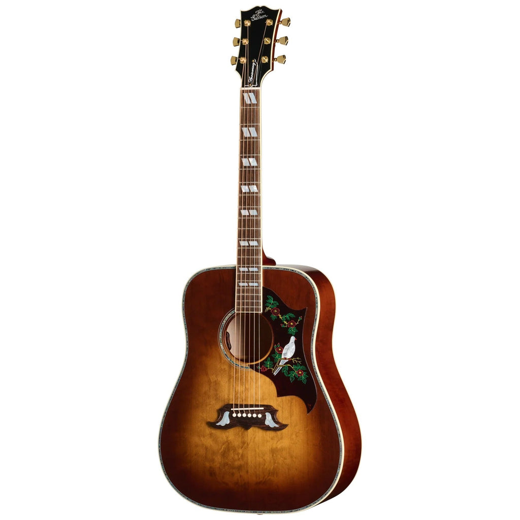Gibson Custom Shop Limited Edition Dove Anniversary Acoustic Electric Guitar - Cremona Burst - MusicMarket