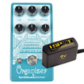 Earthquaker Devices Organizer Polyphonic Organ Emulator v2 Bundle w/ Truetone 1 Spot Space Saving 9v Adapter -
