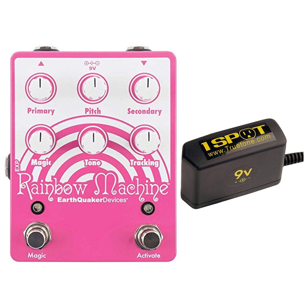Earthquaker Devices Rainbow Machine v2 Bundle w/ Truetone 1 Spot Space Saving 9v Adapter - MusicMarket