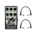 EarthQuaker Devices Afterneath V3 Enhanced Otherworldly Reverberation Machine w/(2) RockBoard Flat Patch Cables