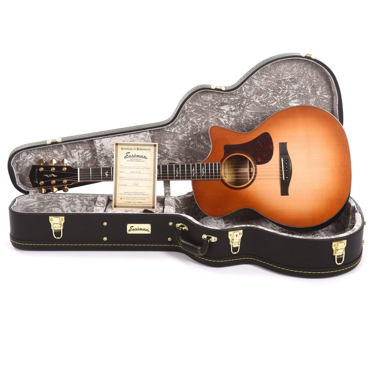 Eastman AC522CE Deluxe Grand Auditorium Sitka/Mahogany Natural w/LR Baggs Element - View 9 | MusicMarket