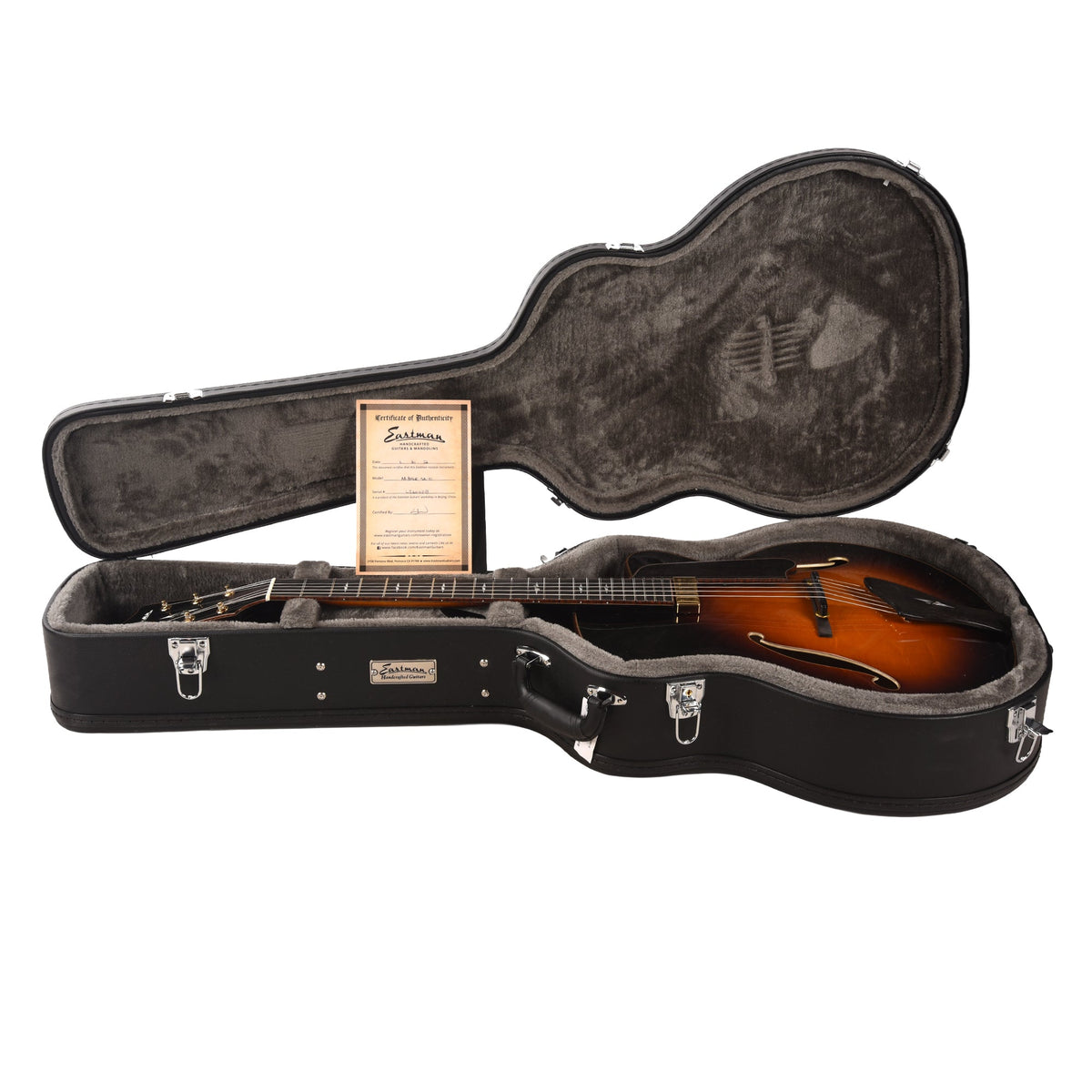Eastman AR905CE 16" Thermo-Cure Maple Archtop Sunburst - View 7 | MusicMarket