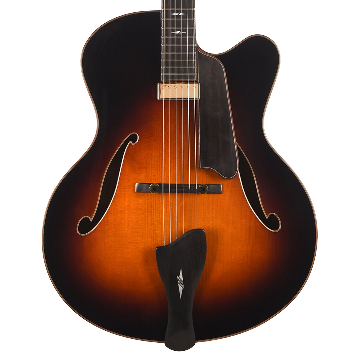 Eastman AR910CE 17" Thermo-Cure Maple Archtop Sunburst - View 2 | MusicMarket