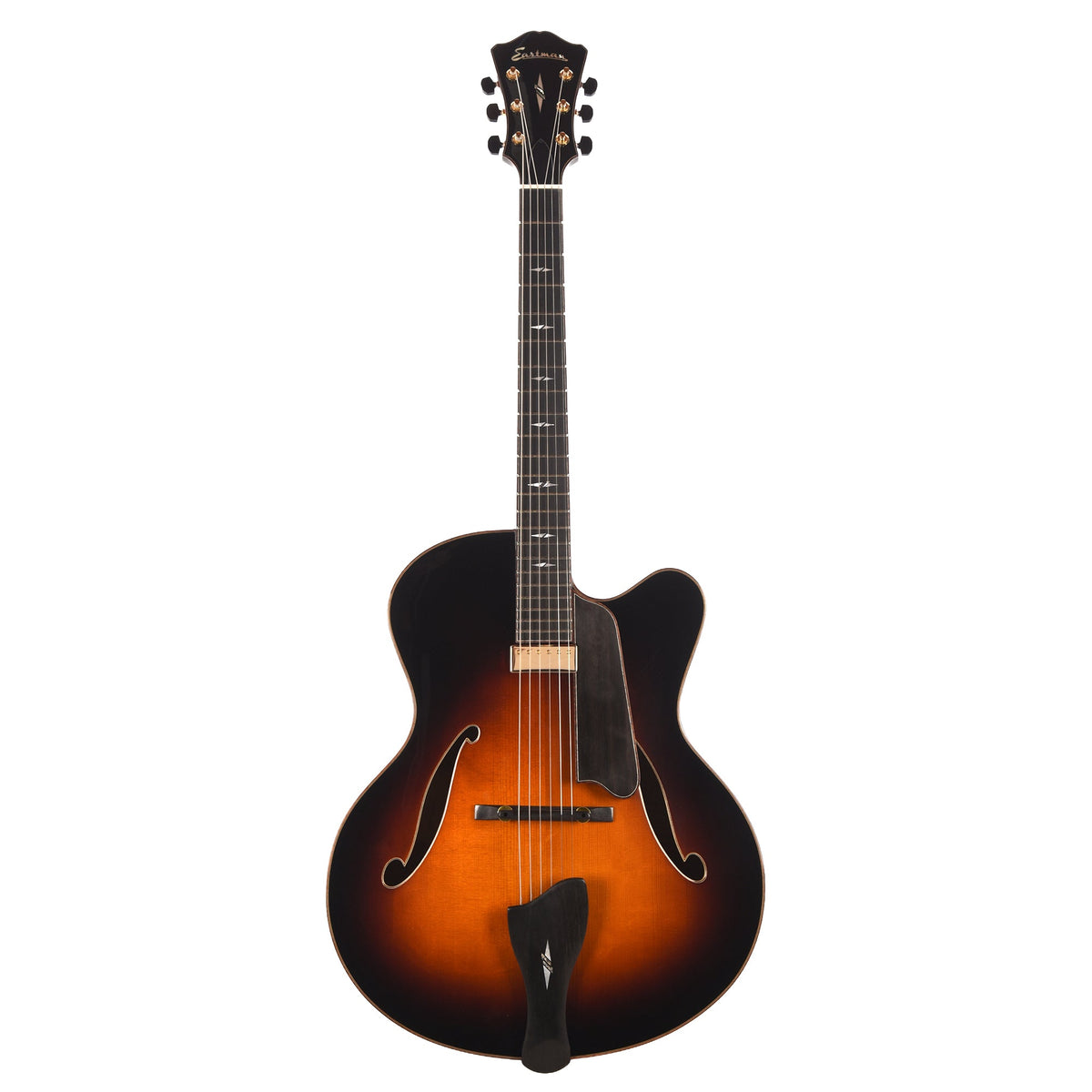 Eastman AR910CE 17" Thermo-Cure Maple Archtop Sunburst - View 4 | MusicMarket
