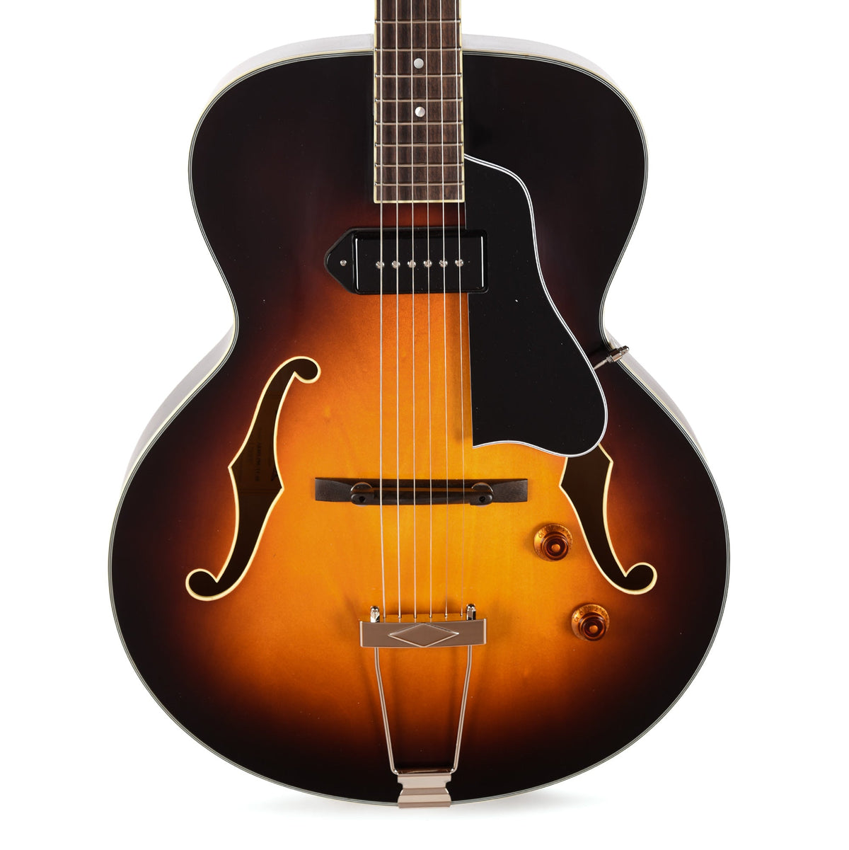 Eastman AR405 Hollow-Body True Vintage Sunburst w/P90s - View 2 | MusicMarket