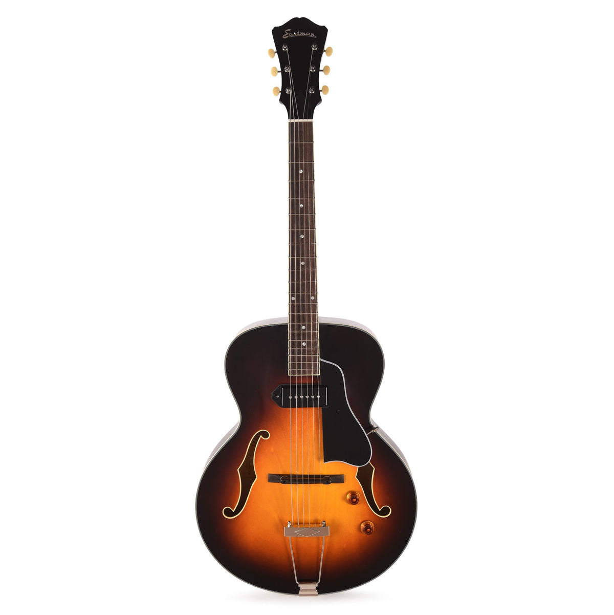 Eastman AR405 Hollow-Body True Vintage Sunburst w/P90s - View 4 | MusicMarket
