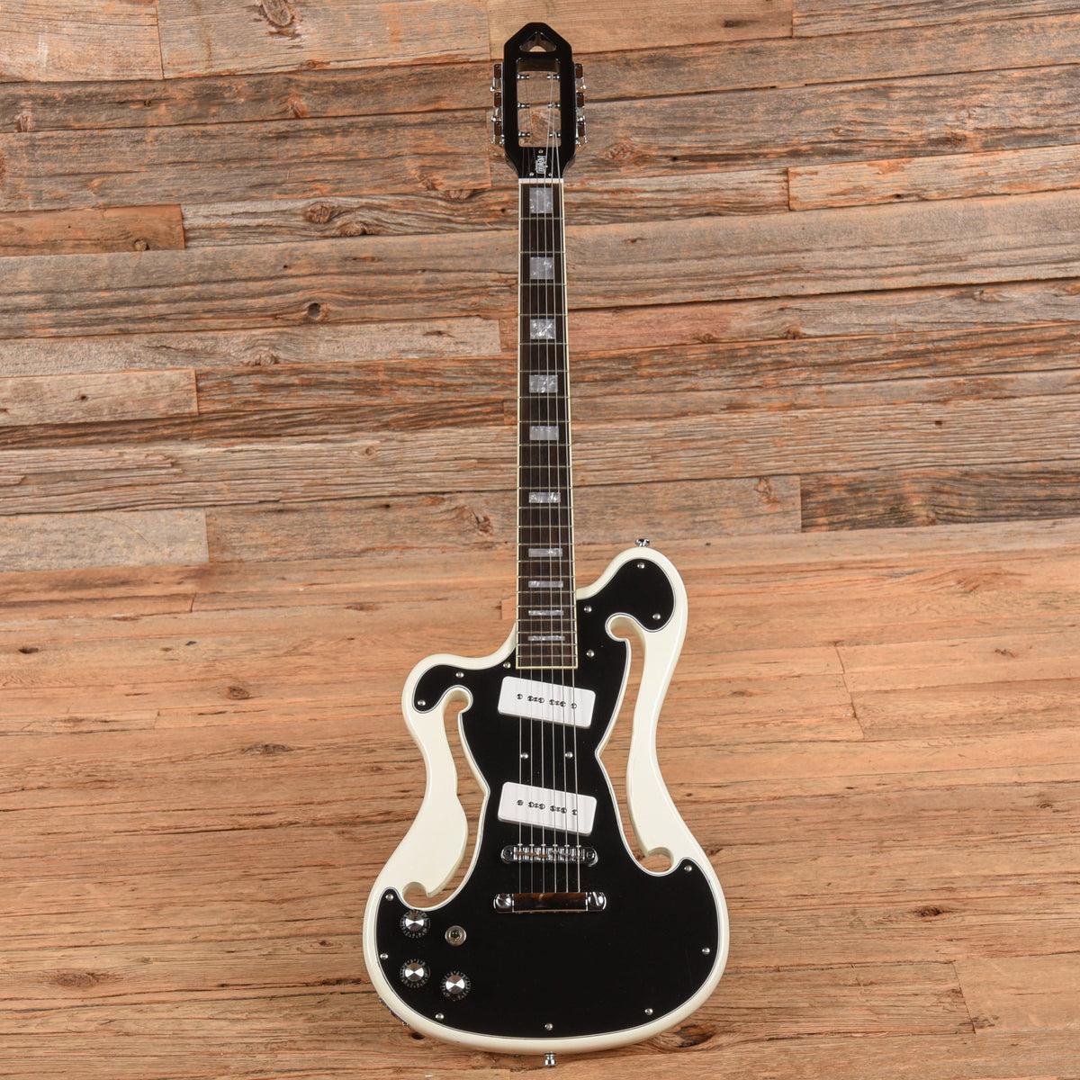 Eastwood Deerhoof Signature EEG White 2016 LEFTY - View 4 | MusicMarket