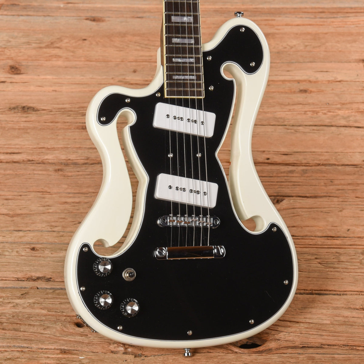 Eastwood Deerhoof Signature EEG White 2016 LEFTY - View 2 | MusicMarket