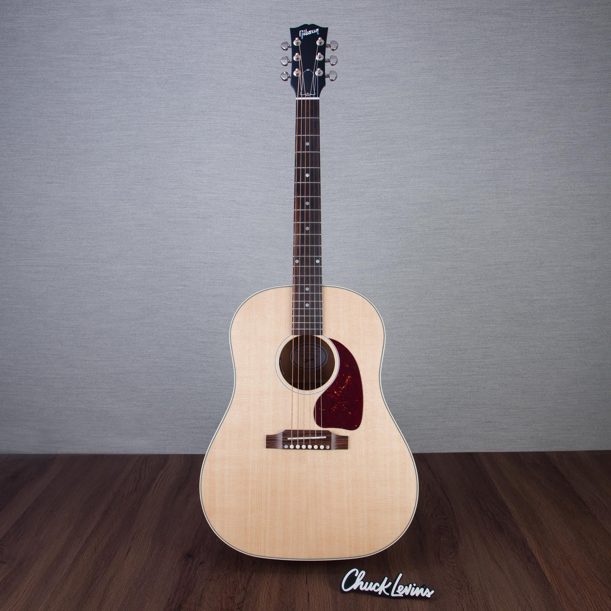 Gibson J-45 Standard Acoustic Electric Guitar - Natural Top And Cherry Back And Sides - #23134100 - View 2 | MusicMarket
