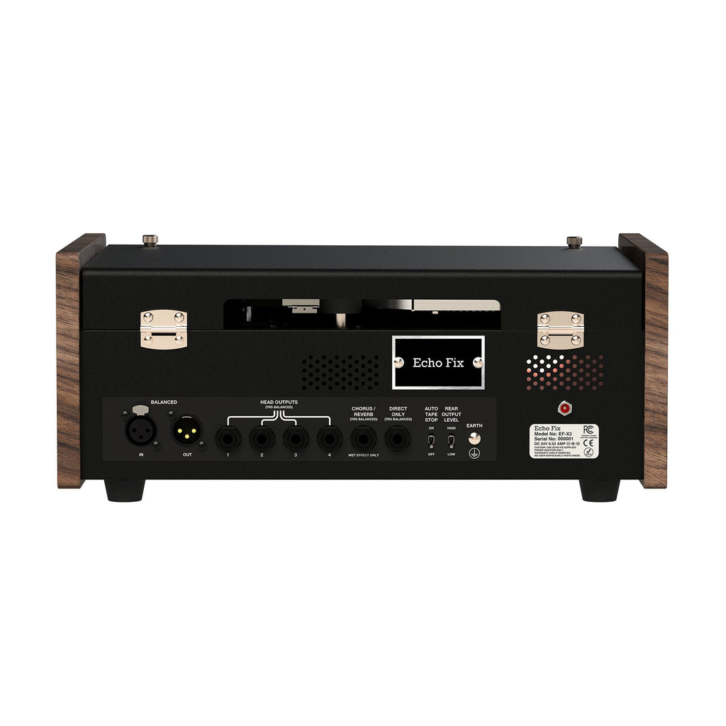 Echo Fix EF-X3 Wooden Chorus Echo w/BBD Analog Chorus & Spring Reverb Black/Gold Limited Edition Vintage Voice -