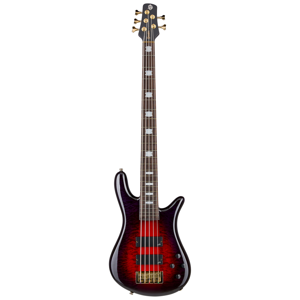 Spector ICON NS-5 Neck-Through Series 5-String Bass Guitar - Purple Cherry - MusicMarket