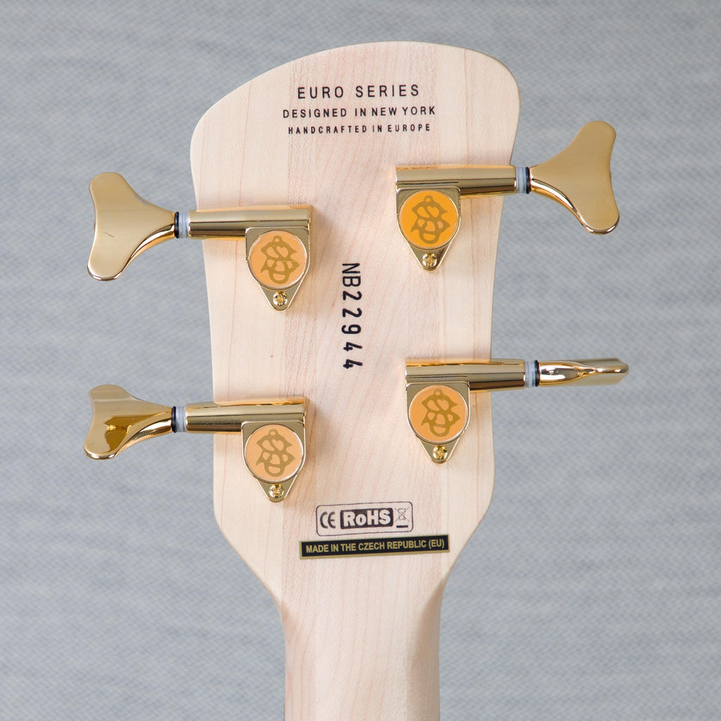 Spector Euro 4 LT Solid Korina Wings Electric Bass Guitar - Natural Satin - CHUCKSCLUSIVE - #NB22944 - View 7 |