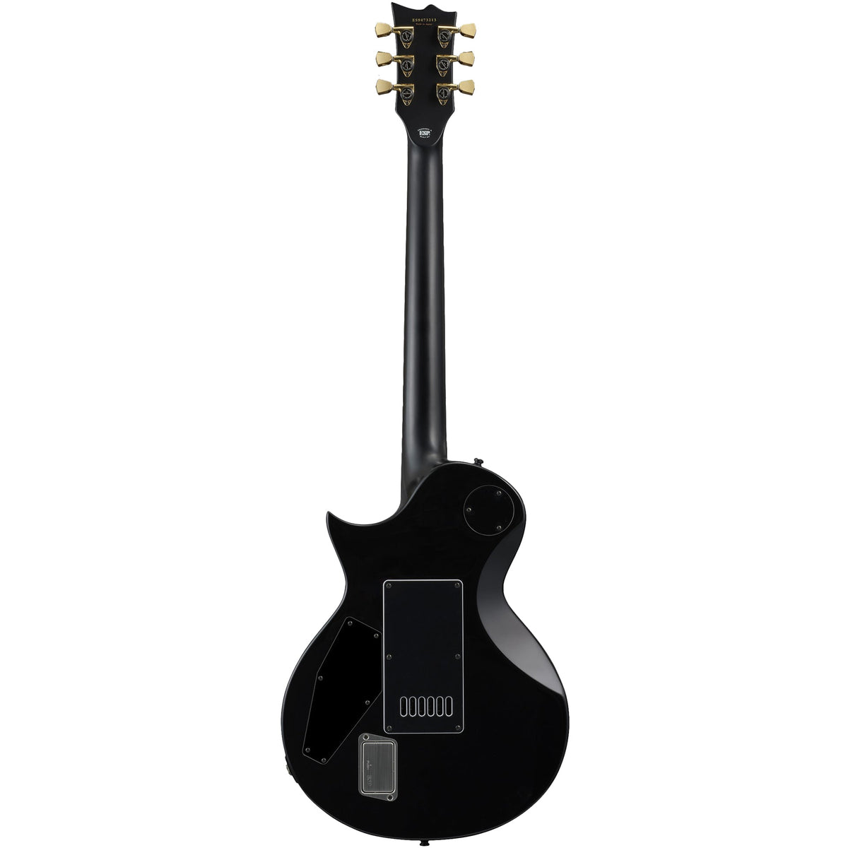 ESP E-II Eclipse Full Thickness Evertune Electric Guitar, Black w/ Case - View 3 | MusicMarket