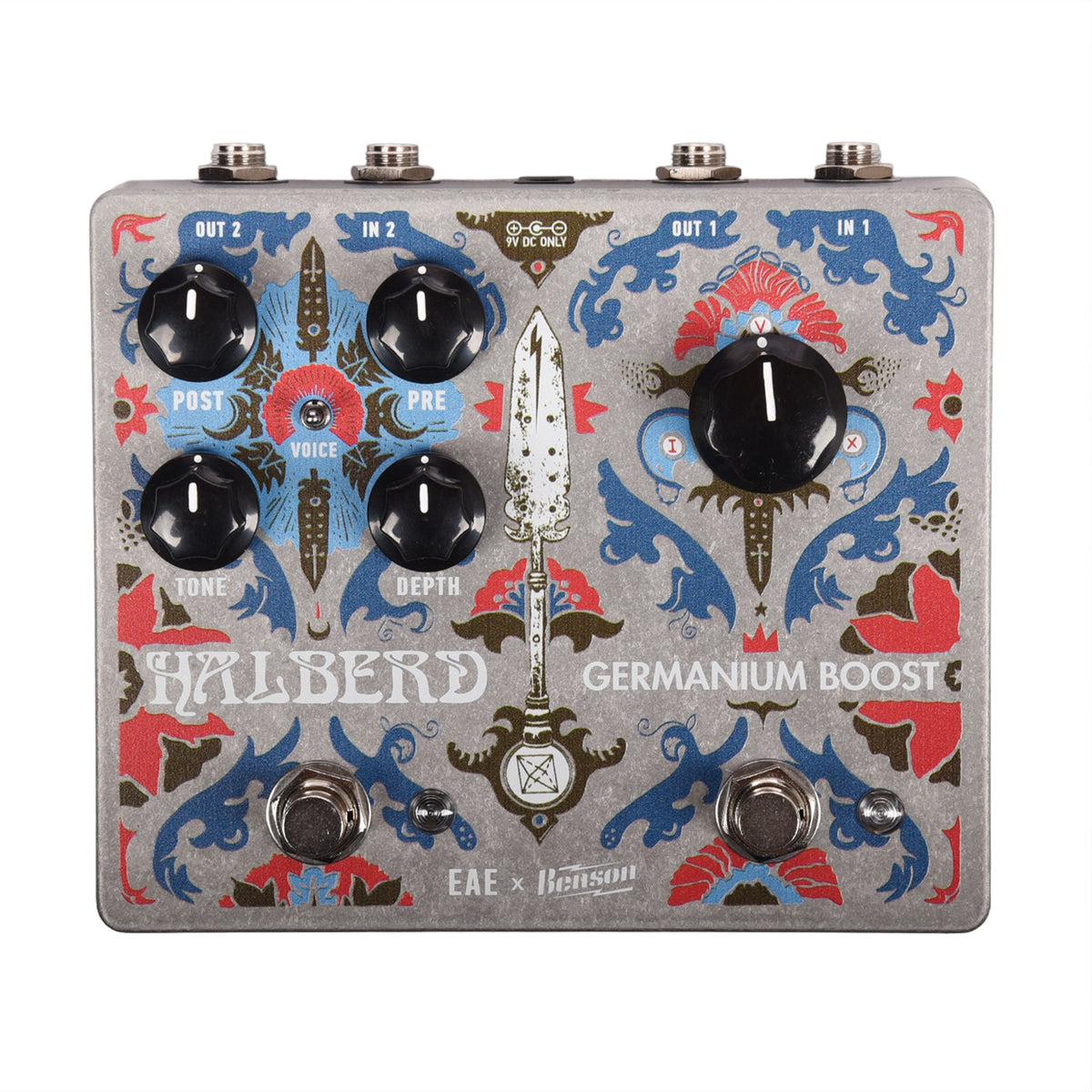 Electronic Audio Experiments x Benson Halberd/Germanium Boost Pedal - MusicMarket