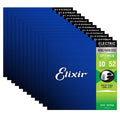 Elixir 19077 Optiweb Electric Guitar Strings Light-Heavy 10-52 12 Pack Bundle - MusicMarket