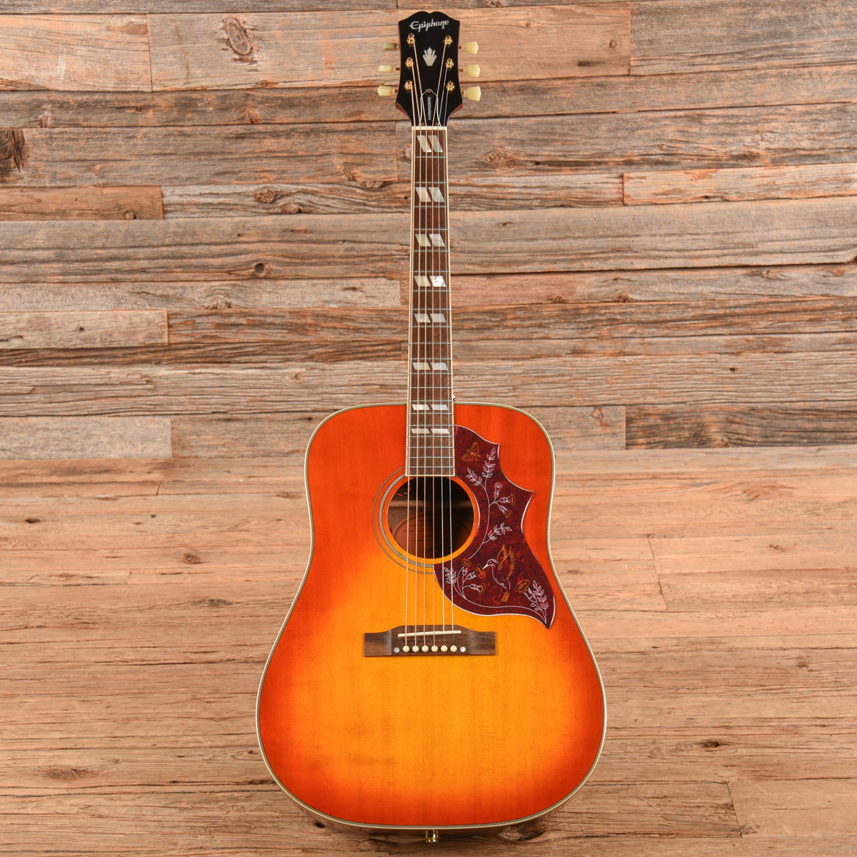 Epiphone Hummingbird Cherry Sunburst 2022 - View 4 | MusicMarket