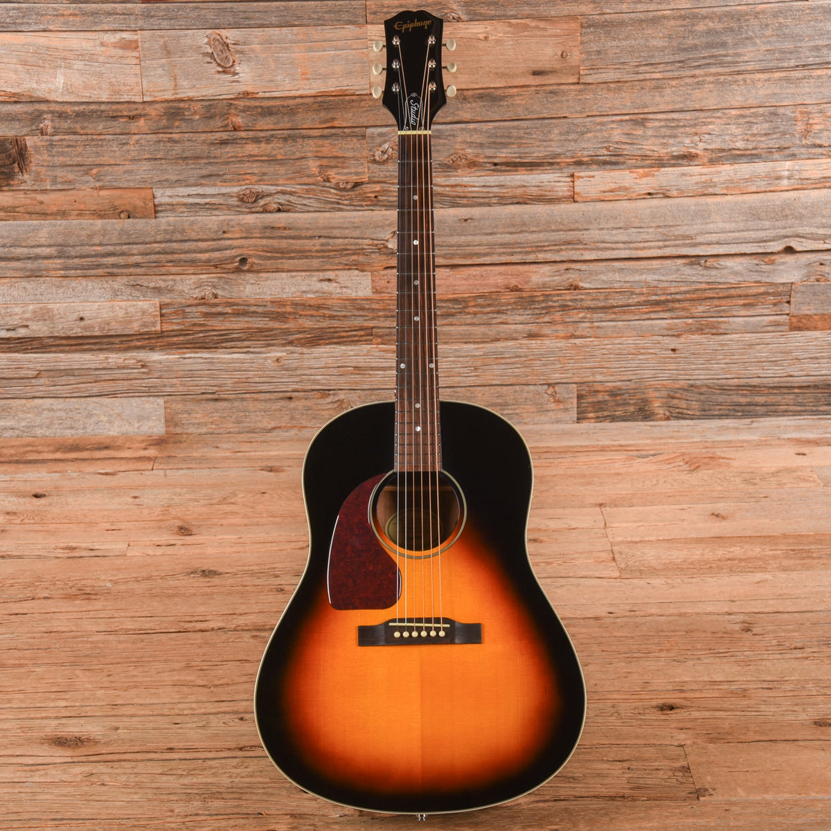 Epiphone Modern J-45 Studio LEFTY Vintage Sunburst - View 4 | MusicMarket