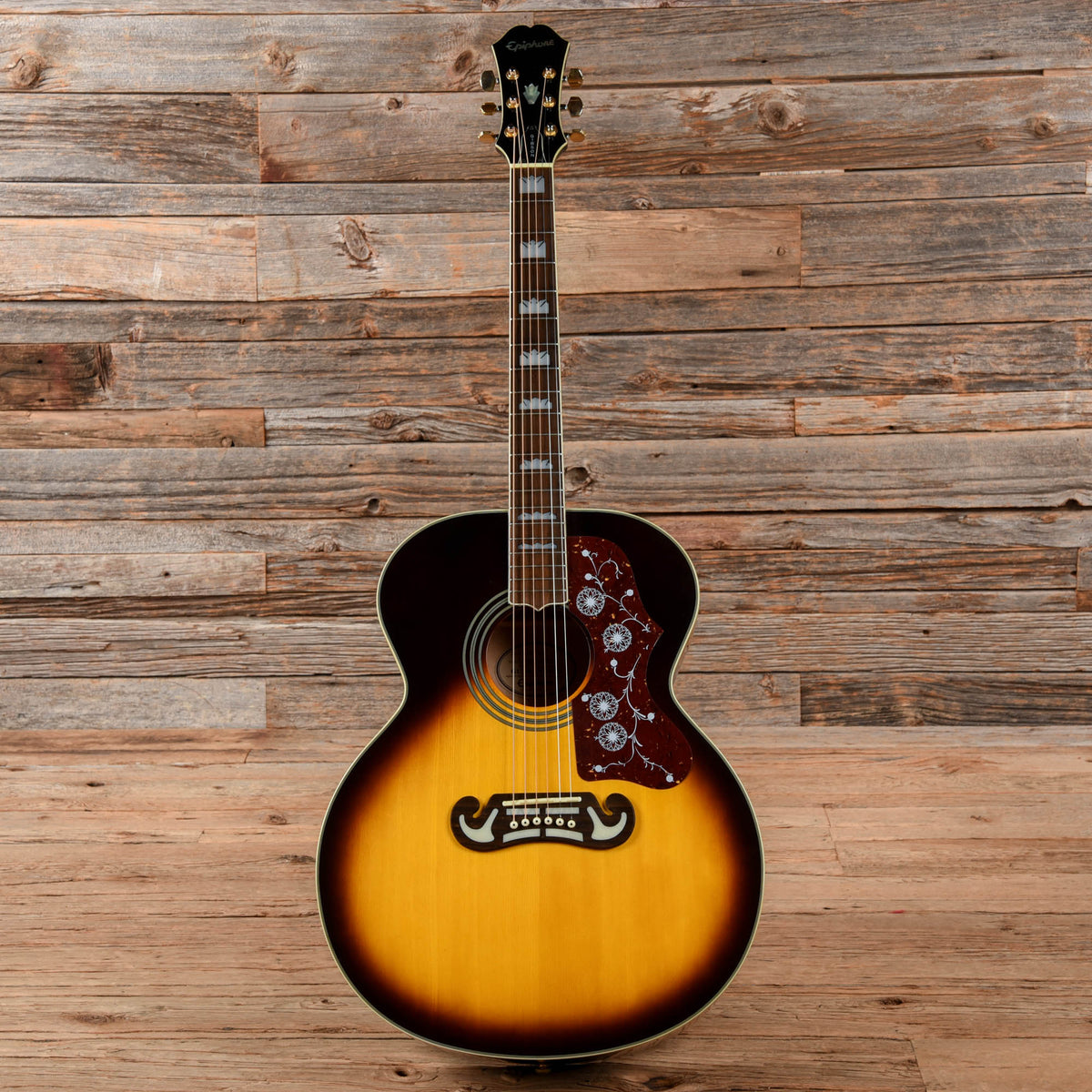 Epiphone EJ-200 Vintage Sunburst 1999 - View 4 | MusicMarket