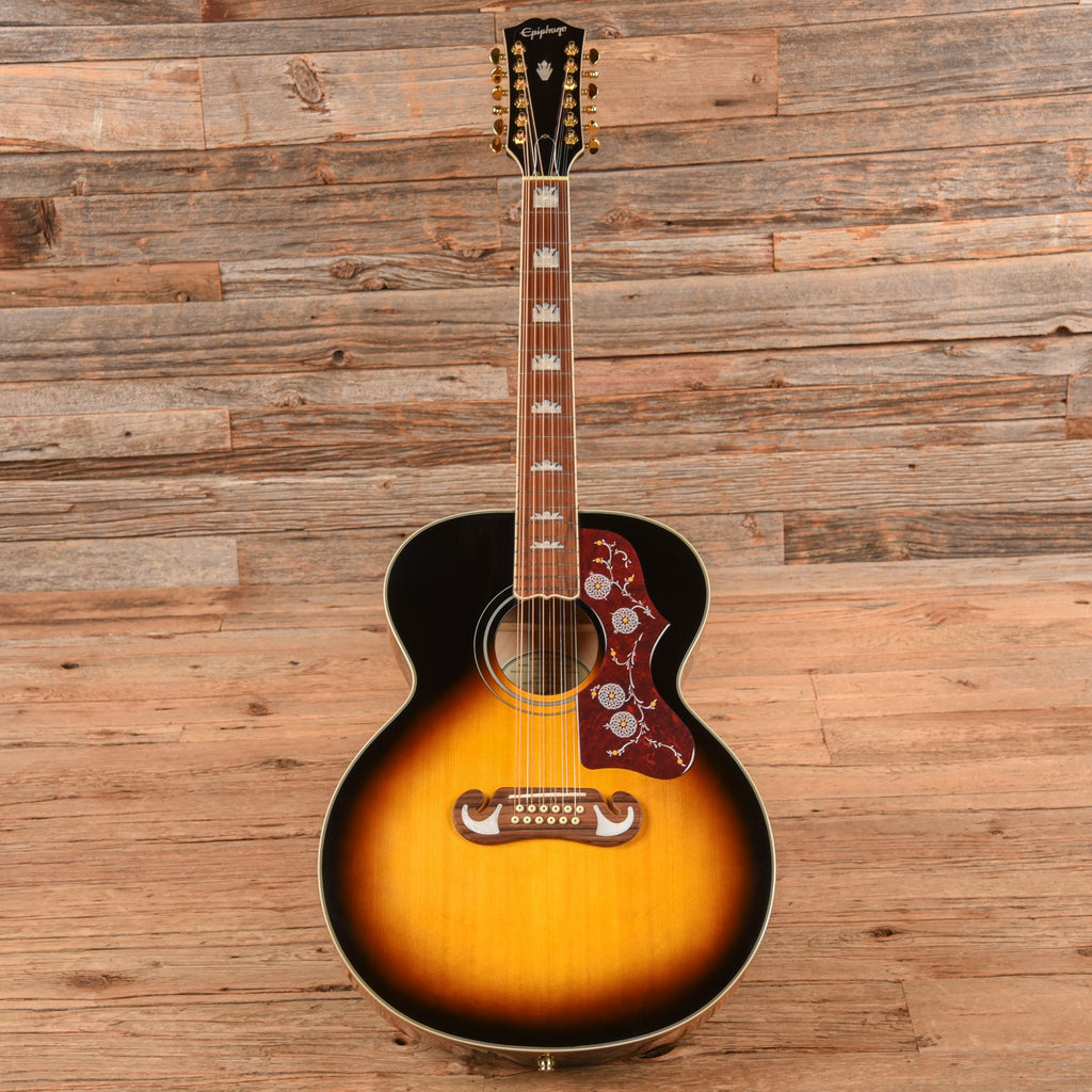 Epiphone J-200 12 String Sunburst - Dave Amato of REO Speedwagon - View 4 | MusicMarket