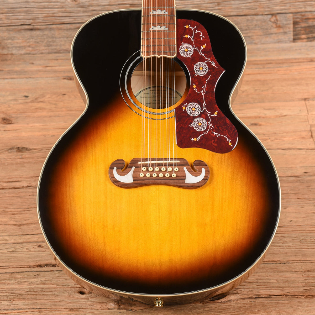Epiphone J-200 12 String Sunburst - Dave Amato of REO Speedwagon - MusicMarket