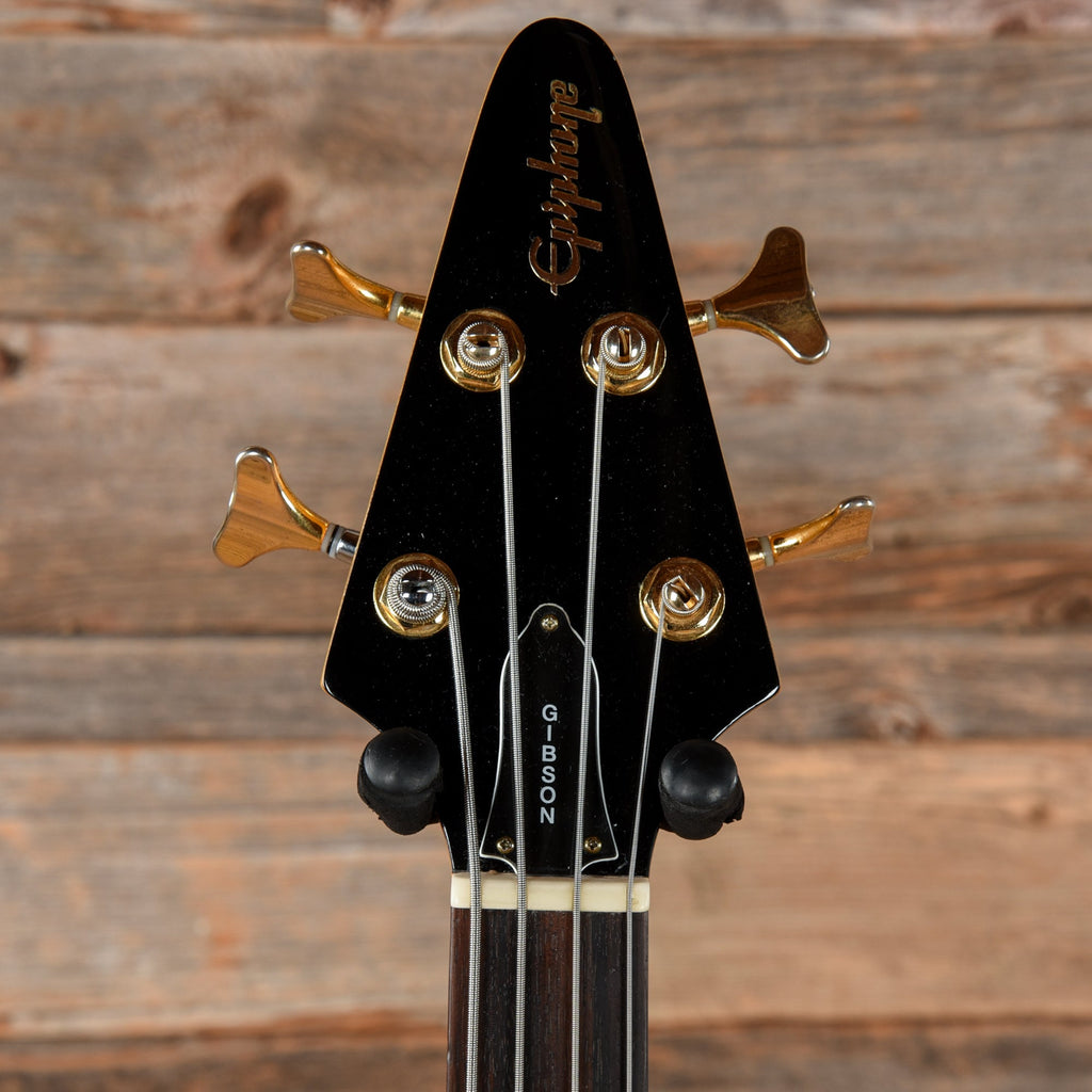 Epiphone Korina Flying V Bass Natural 1999 - View 5 | MusicMarket