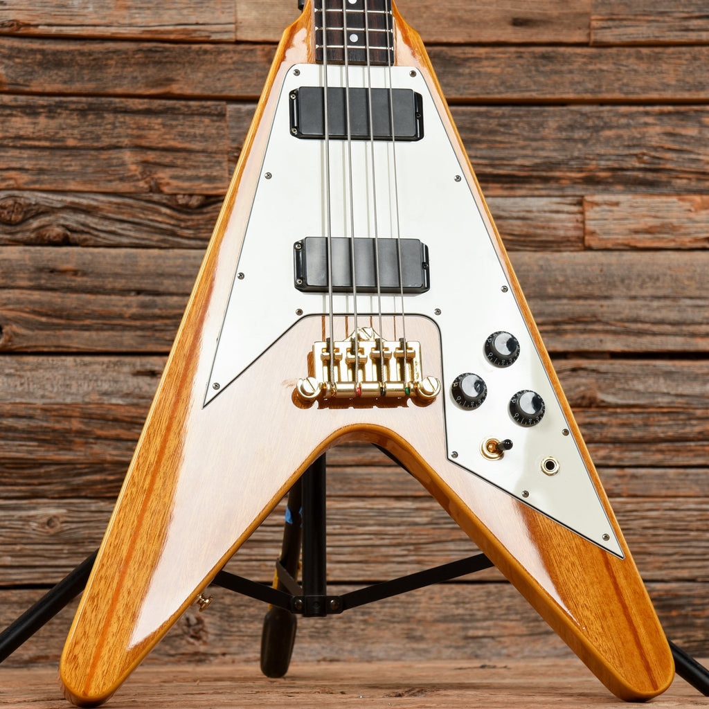 Epiphone Korina Flying V Bass Natural 1999 - View 7 | MusicMarket