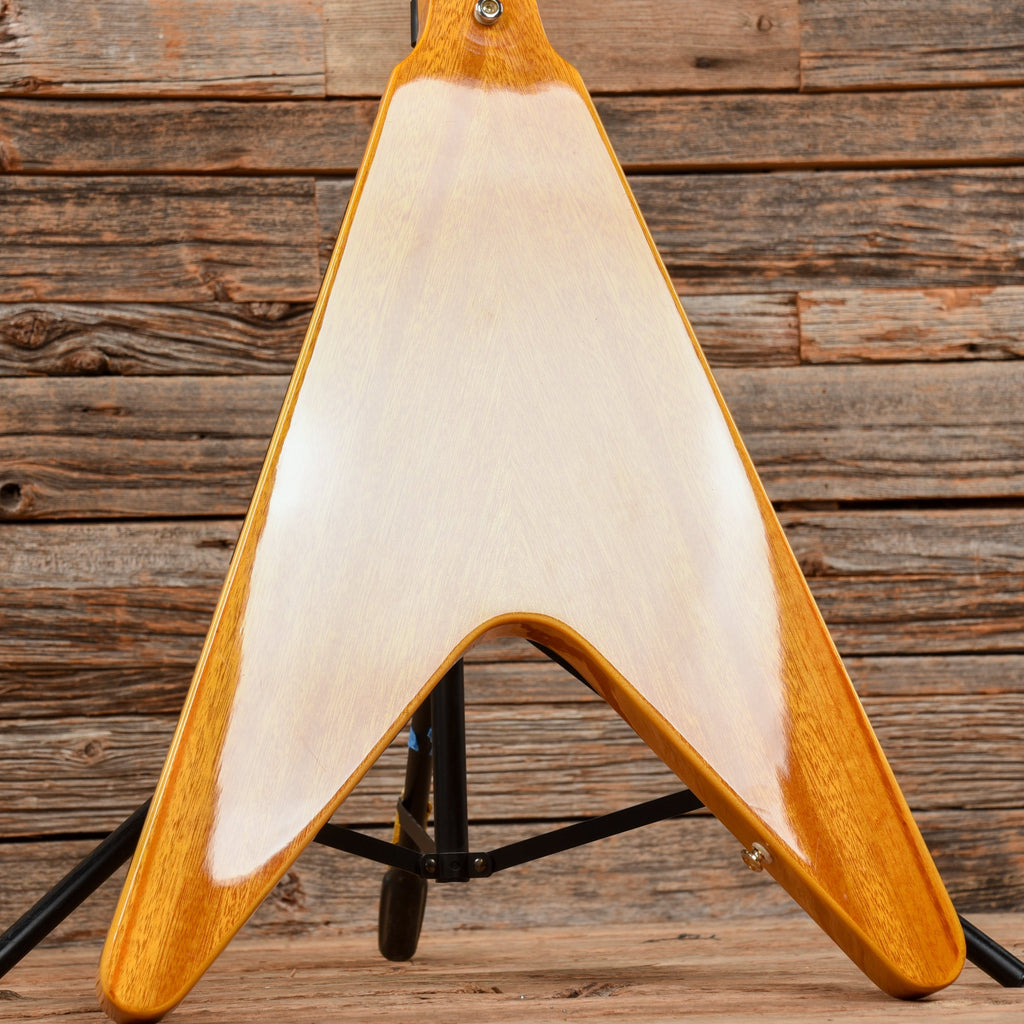 Epiphone Korina Flying V Bass Natural 1999 - View 8 | MusicMarket