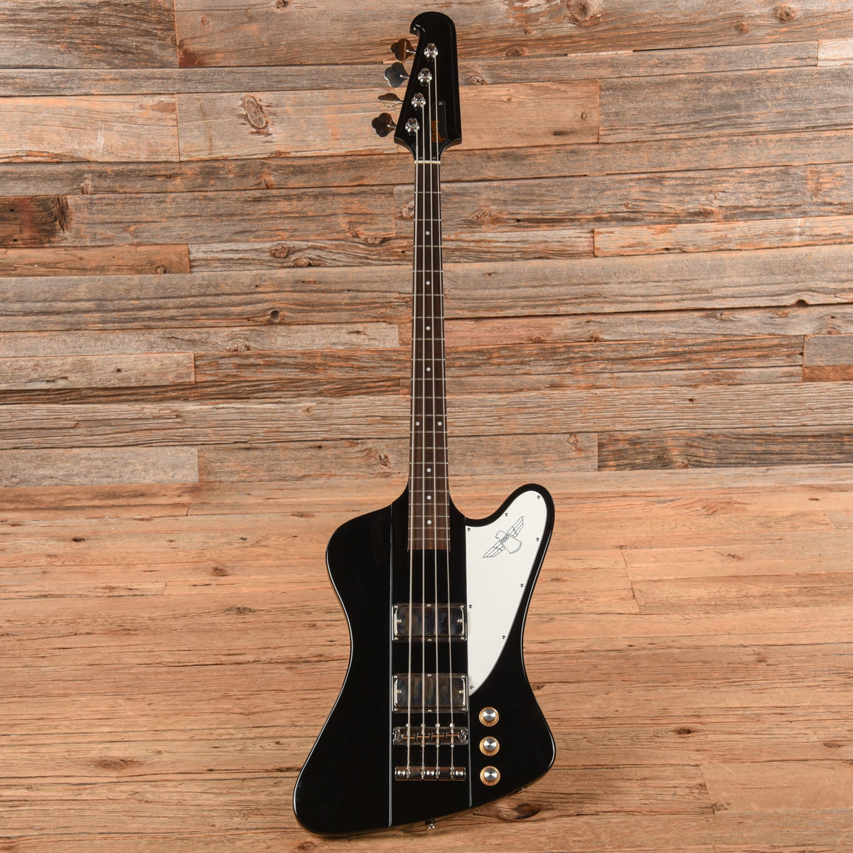 Epiphone Thunderbird Bass Black - Dave Amato of REO Speedwagon - View 4 | MusicMarket