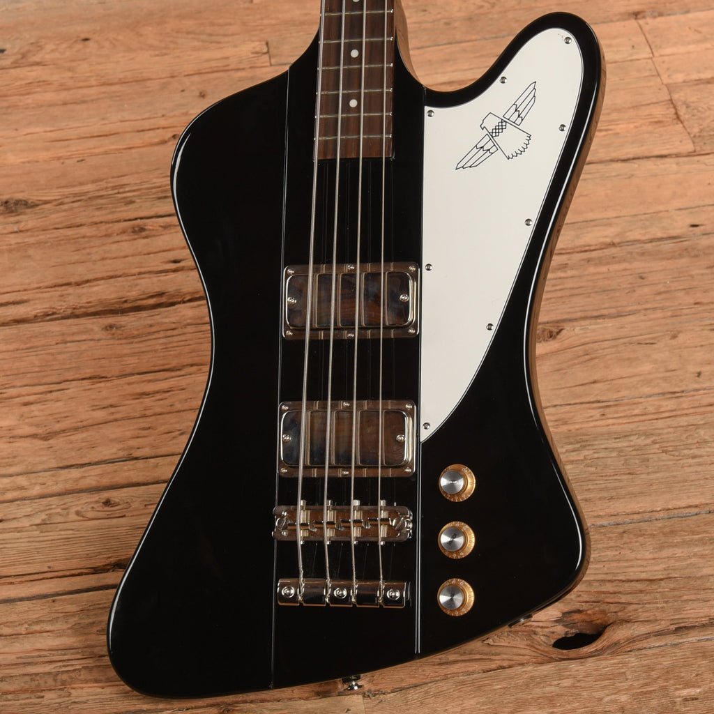 Epiphone Thunderbird Bass Black - Dave Amato of REO Speedwagon - View 2 | MusicMarket