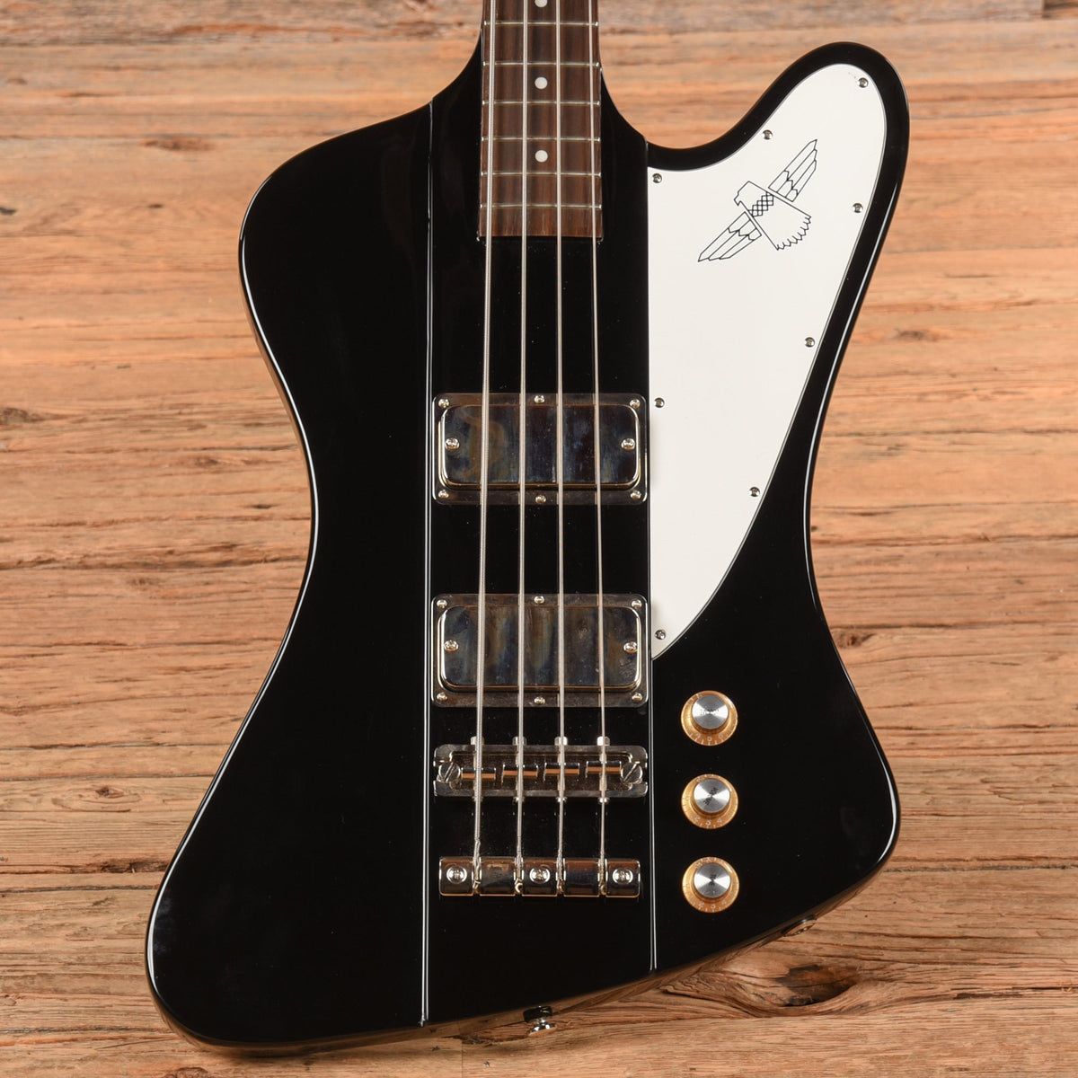 Epiphone Thunderbird Bass Black - Dave Amato of REO Speedwagon - MusicMarket