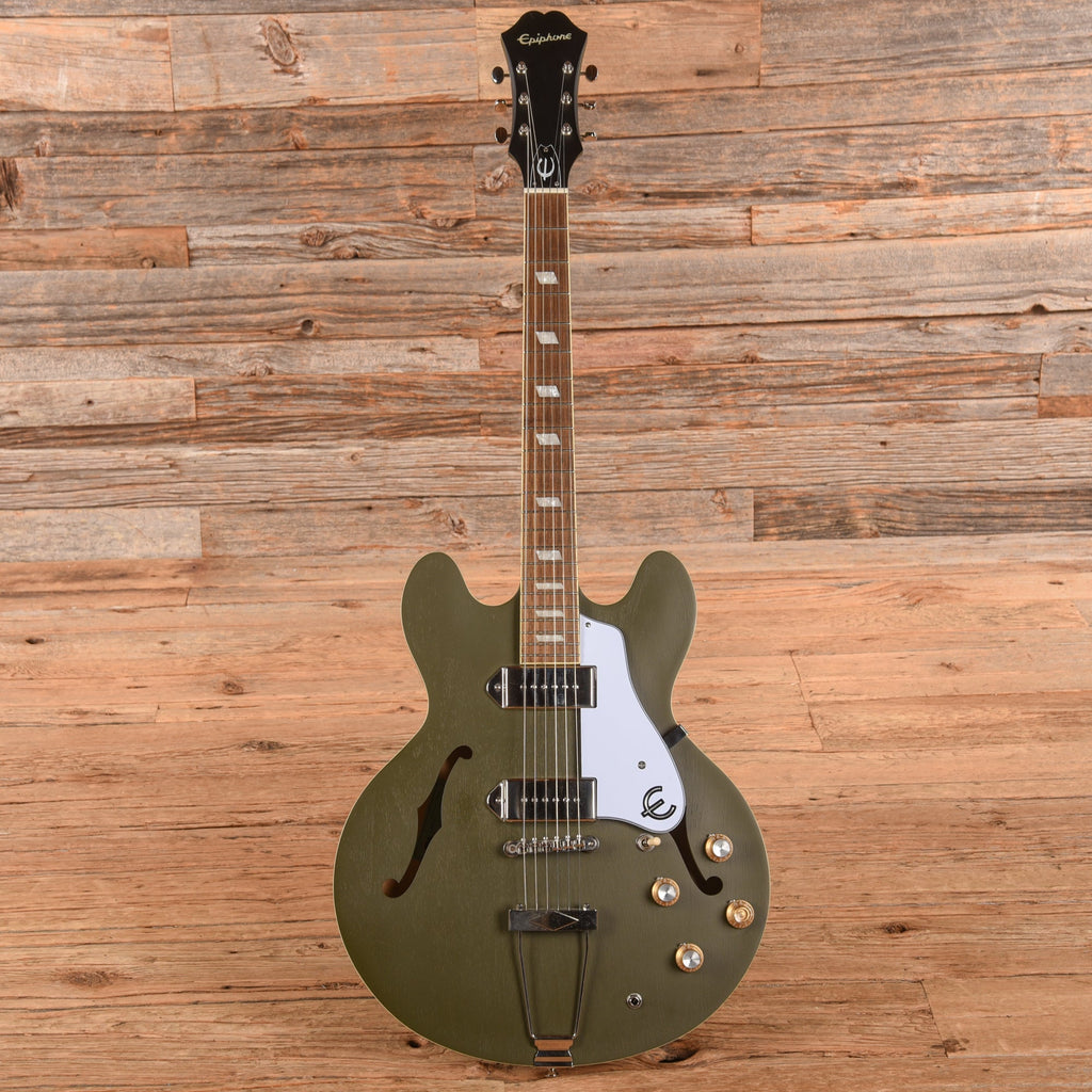 Epiphone Casino Worn Olive Drab 2021 - View 4 | MusicMarket