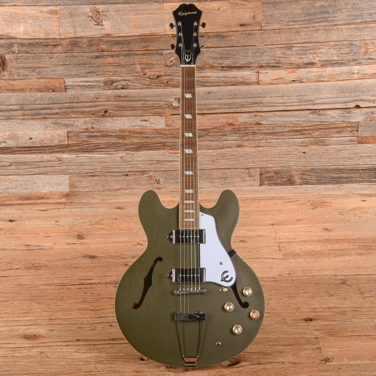 Epiphone Casino Worn Olive Drab 2021 - View 4 | MusicMarket