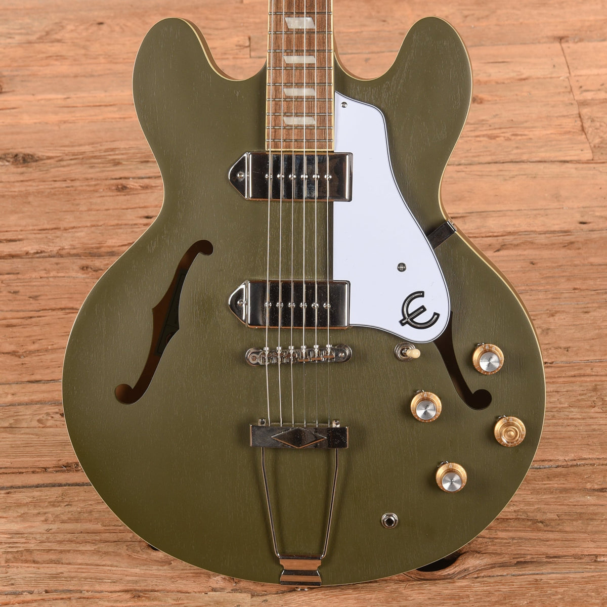 Epiphone Casino Worn Olive Drab 2021 - View 2 | MusicMarket