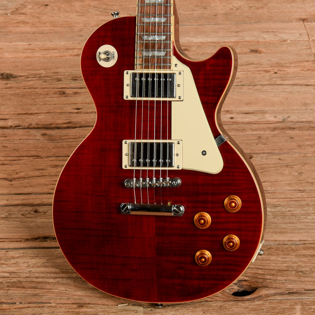 Epiphone Les Paul Standard Trans Burgundy 2018 - View 2 | MusicMarket