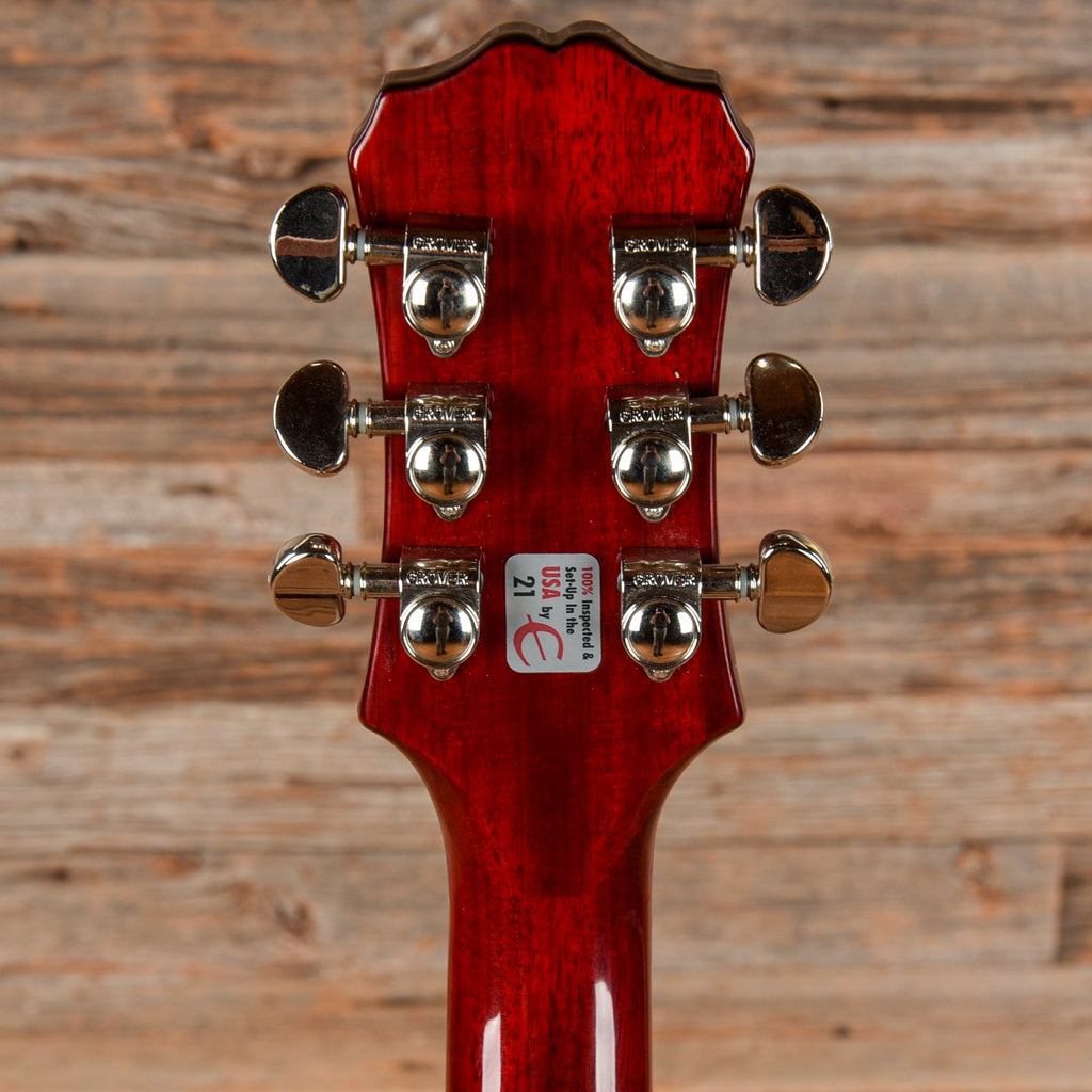 Epiphone Les Paul Standard Trans Burgundy 2018 - View 7 | MusicMarket