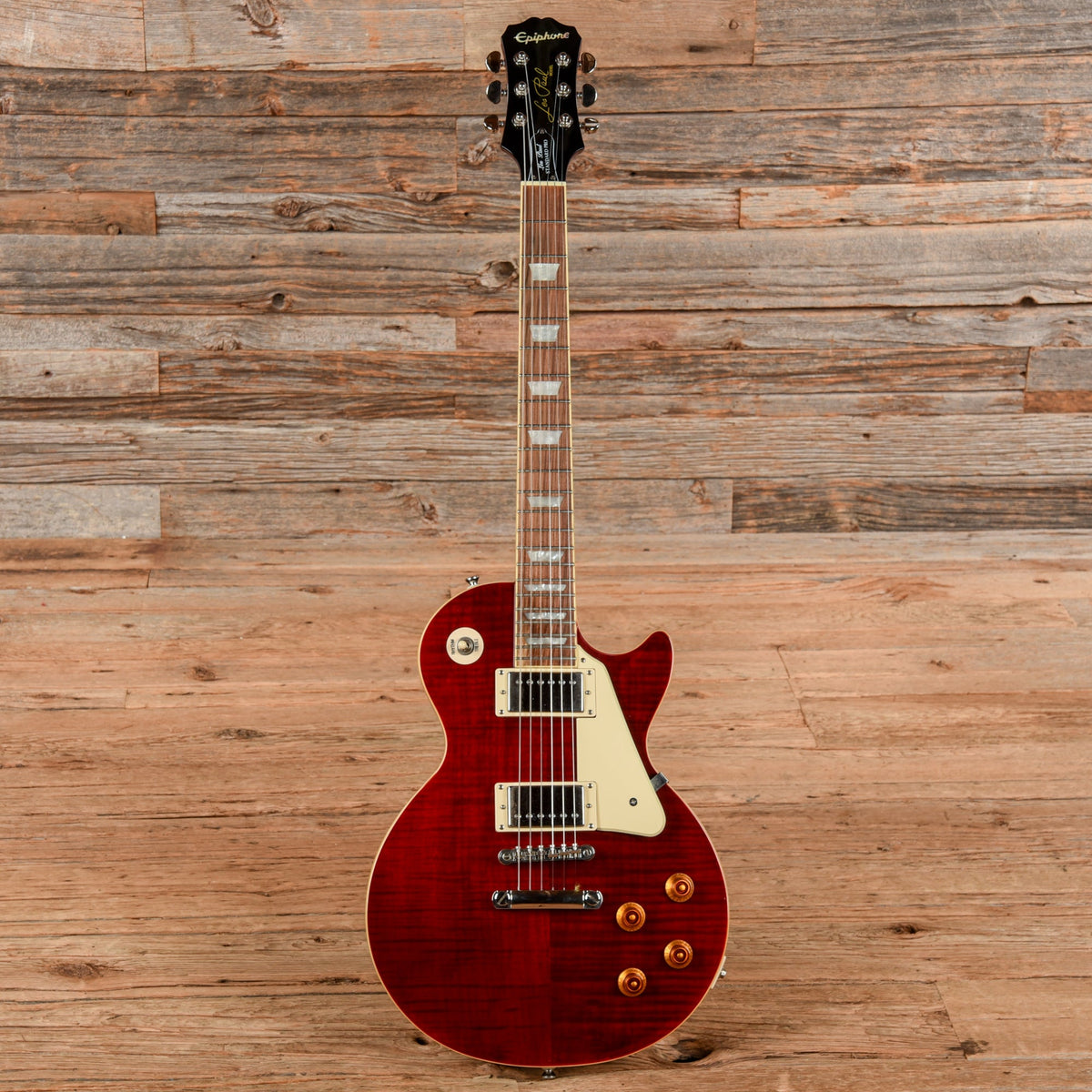 Epiphone Les Paul Standard Trans Burgundy 2018 - View 4 | MusicMarket