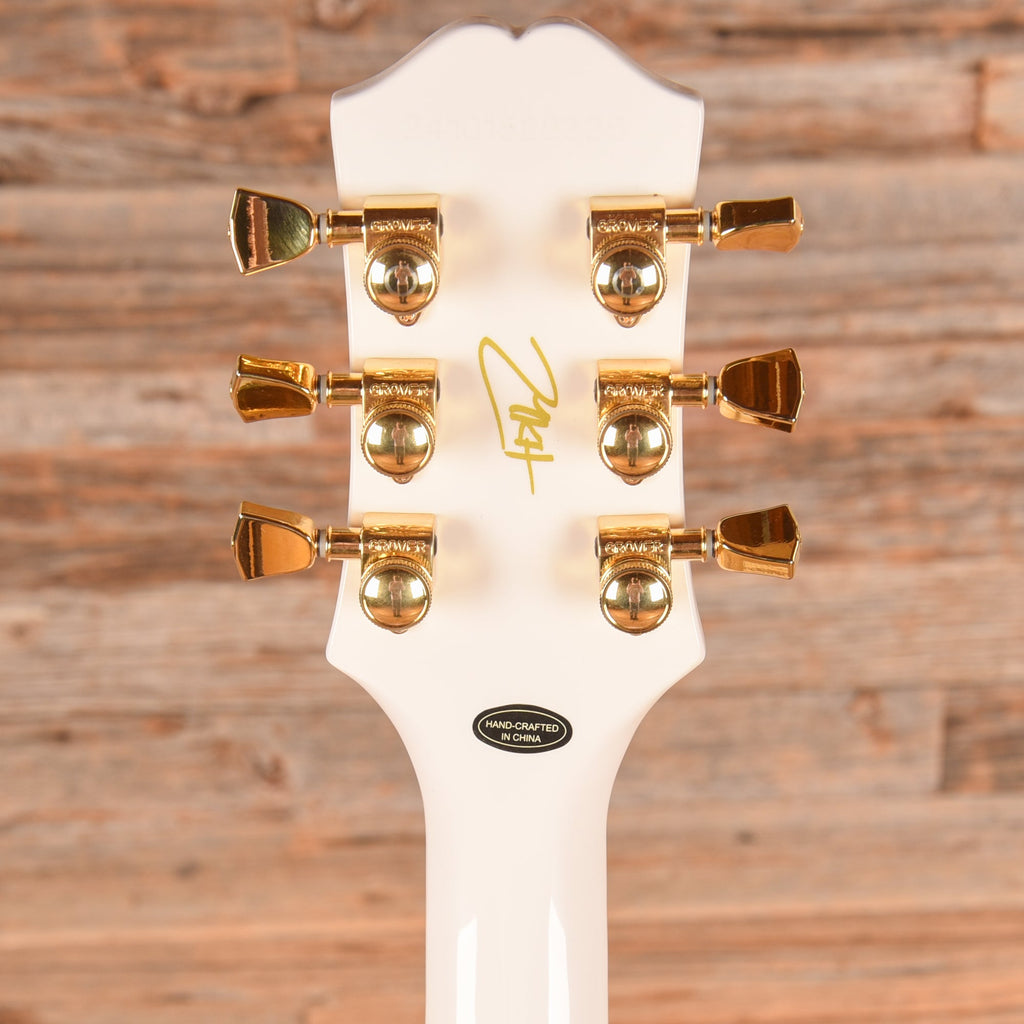 Epiphone Matt Heafy Les Paul Custom Origins White 2024 - View 7 | MusicMarket