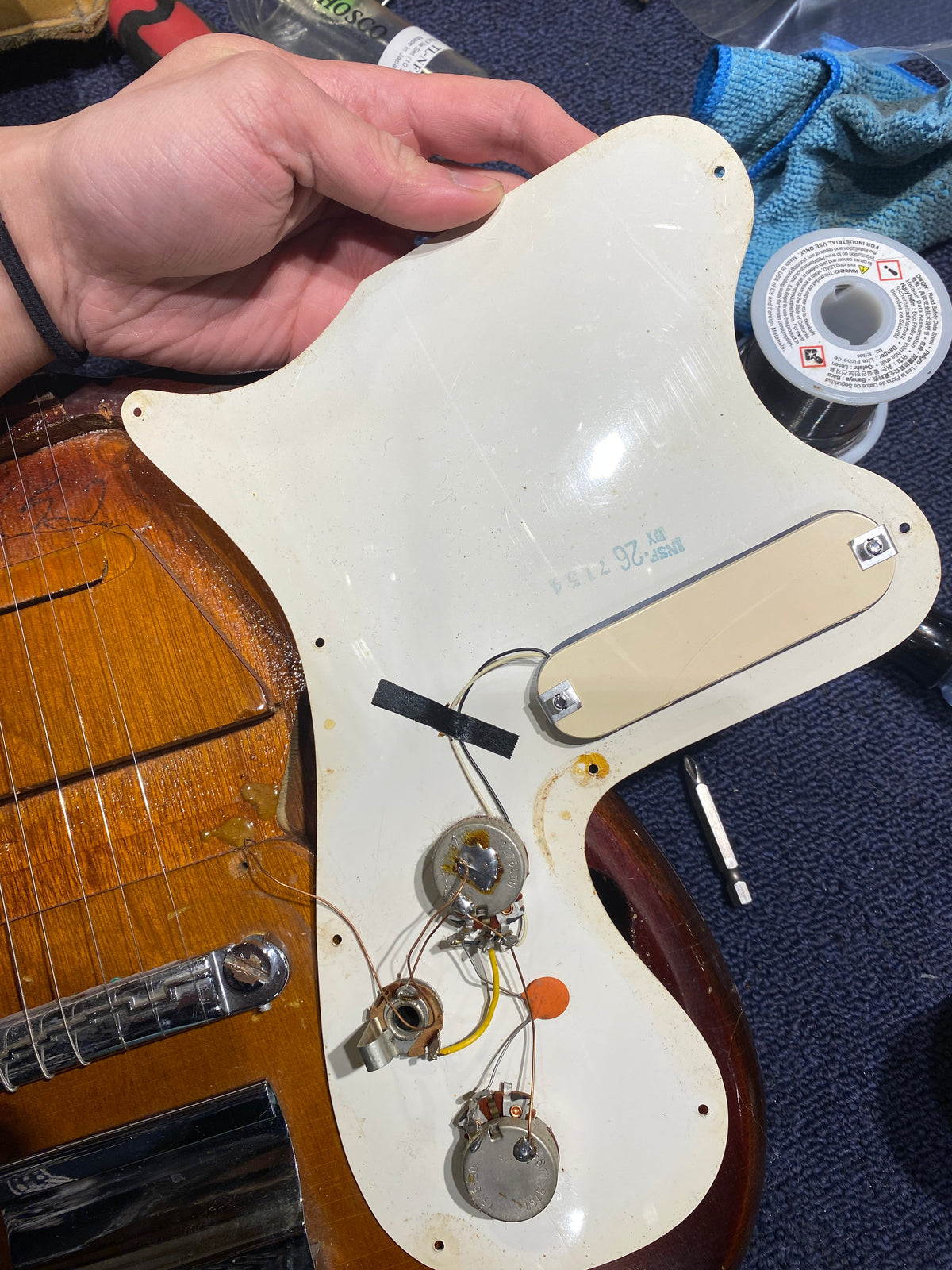 Epiphone Olympic Single Sunburst 1967 - View 10 | MusicMarket