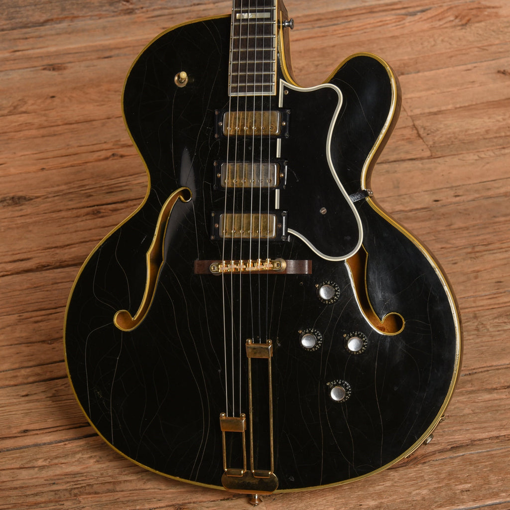 Epiphone Emperor Black Refin 1968 - View 2 | MusicMarket