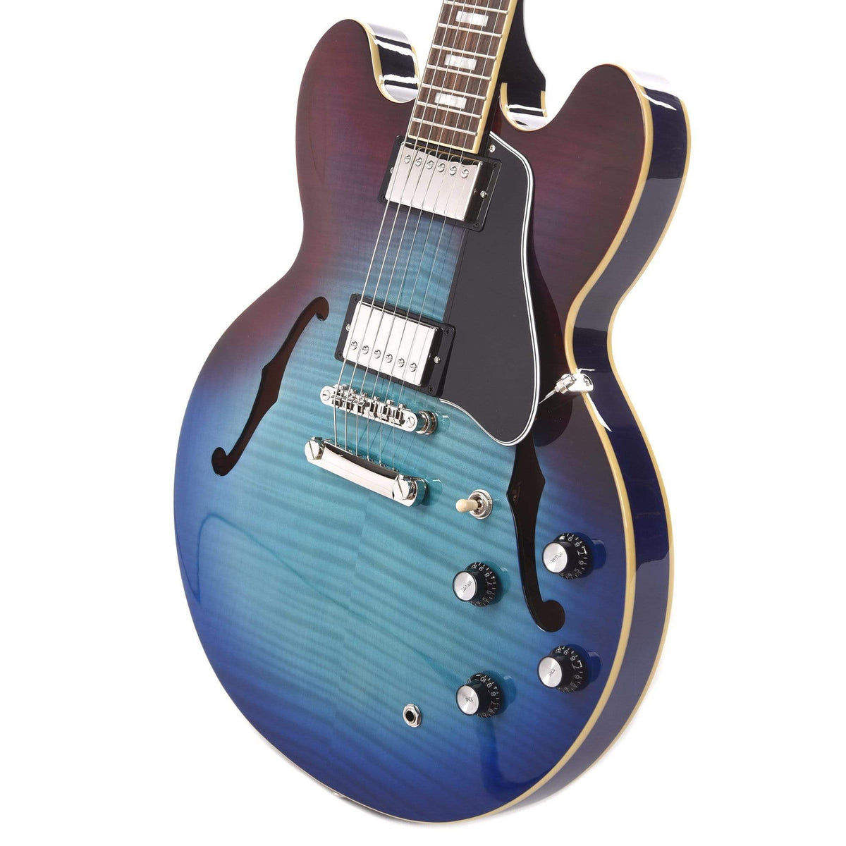 Epiphone Inspired by Gibson ES-335 Figured Blueberry Burst - View 2 | MusicMarket