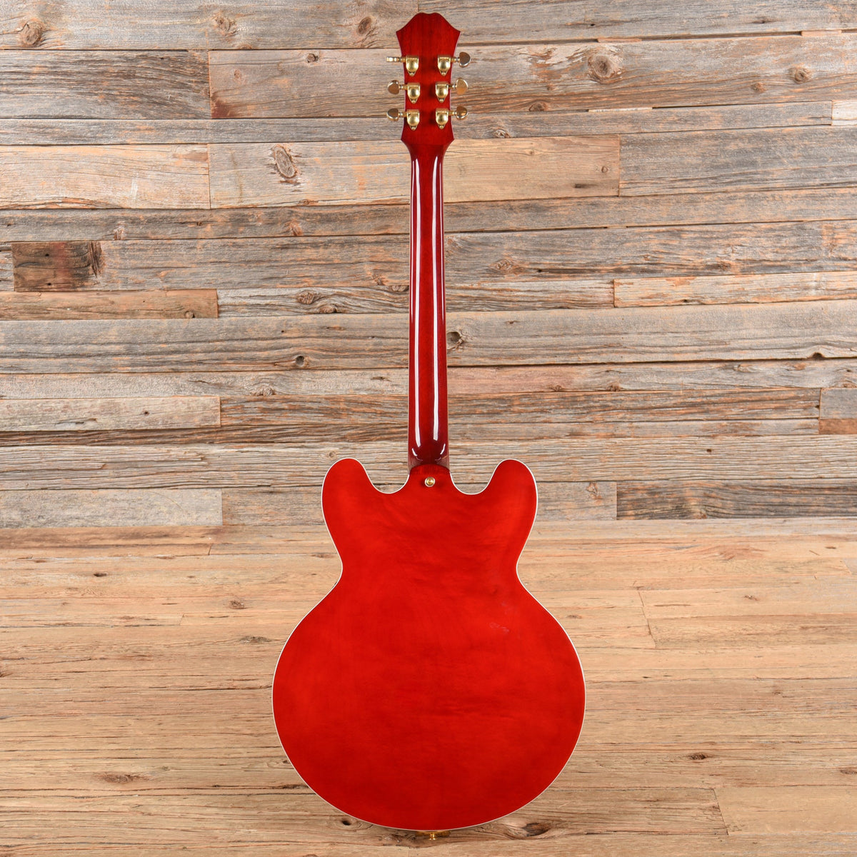 Epiphone JA-Riviera Jorma Kaukonen Signature Riviera Deluxe Cherry - View 5 | MusicMarket