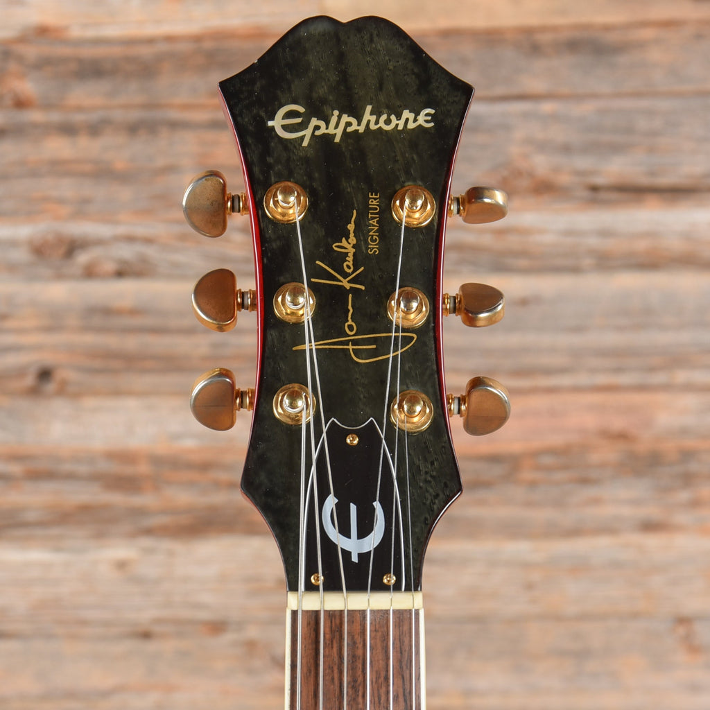 Epiphone JA-Riviera Jorma Kaukonen Signature Riviera Deluxe Cherry - View 6 | MusicMarket