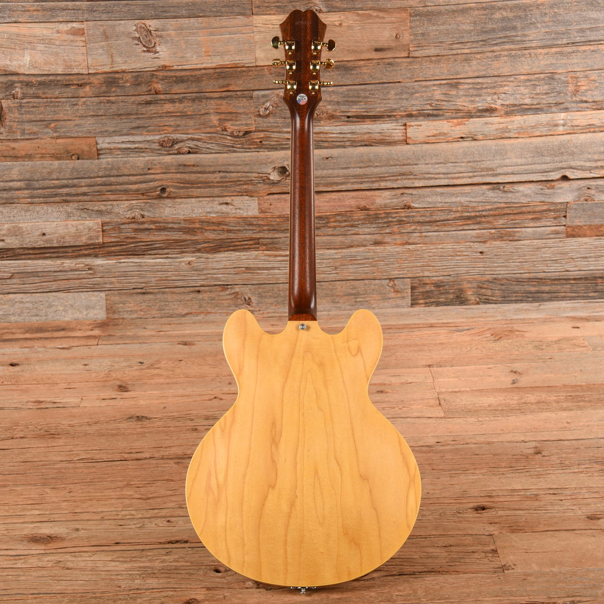 Epiphone Revolution Casino Natural - Dave Amato of REO Speedwagon - View 5 | MusicMarket