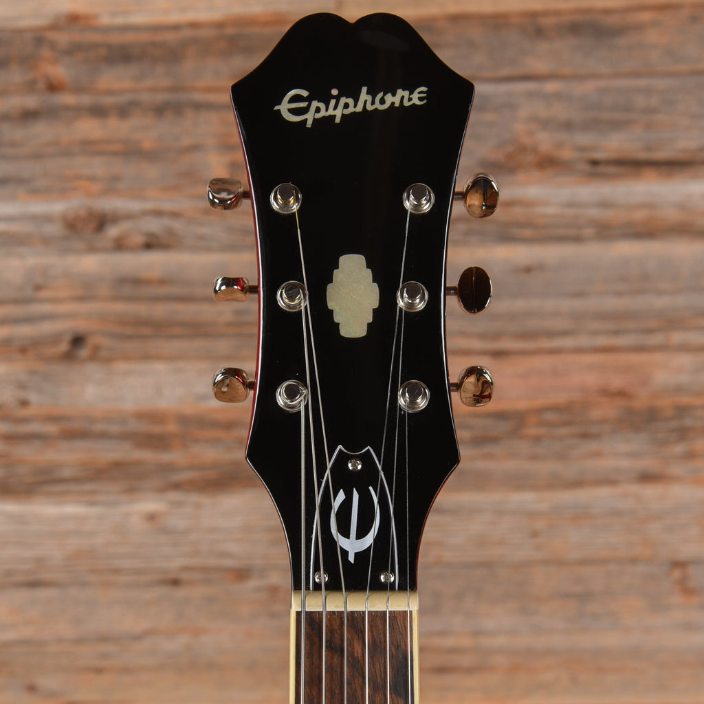Epiphone Riviera Frequensator Sparkling Burgundy 2022 - View 6 | MusicMarket