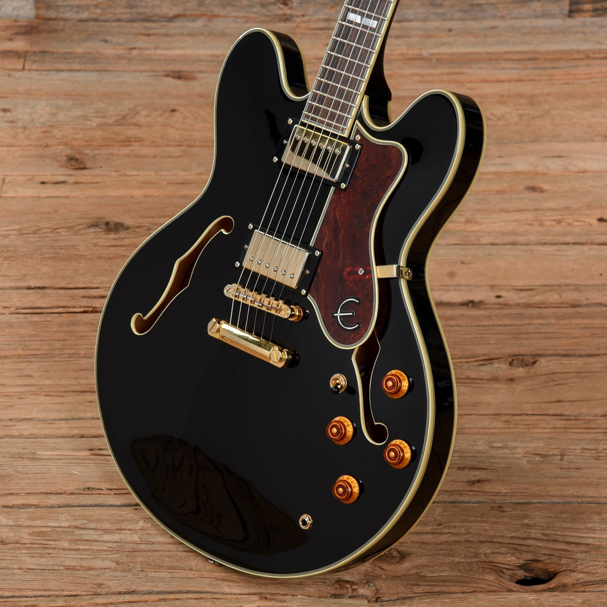 Epiphone Sheraton II Ebony 2007 - View 2 | MusicMarket
