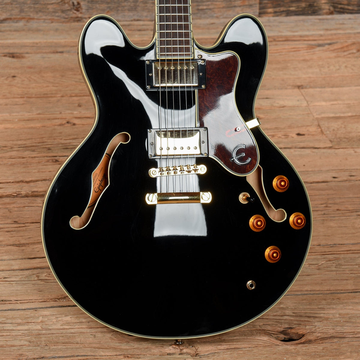 Epiphone Sheraton II Ebony 2007 - View 8 | MusicMarket