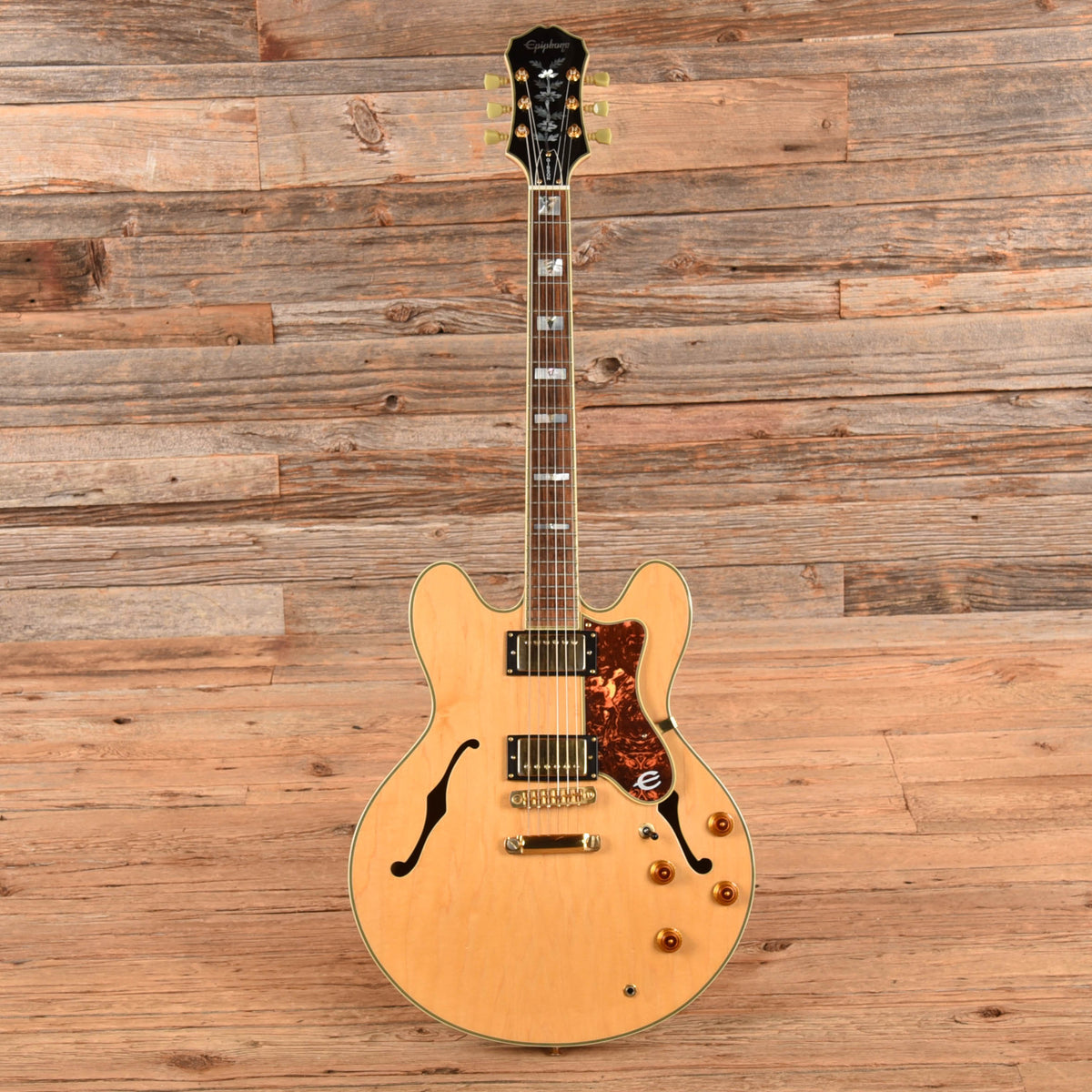 Epiphone Sheraton II Natural 1989 - View 4 | MusicMarket
