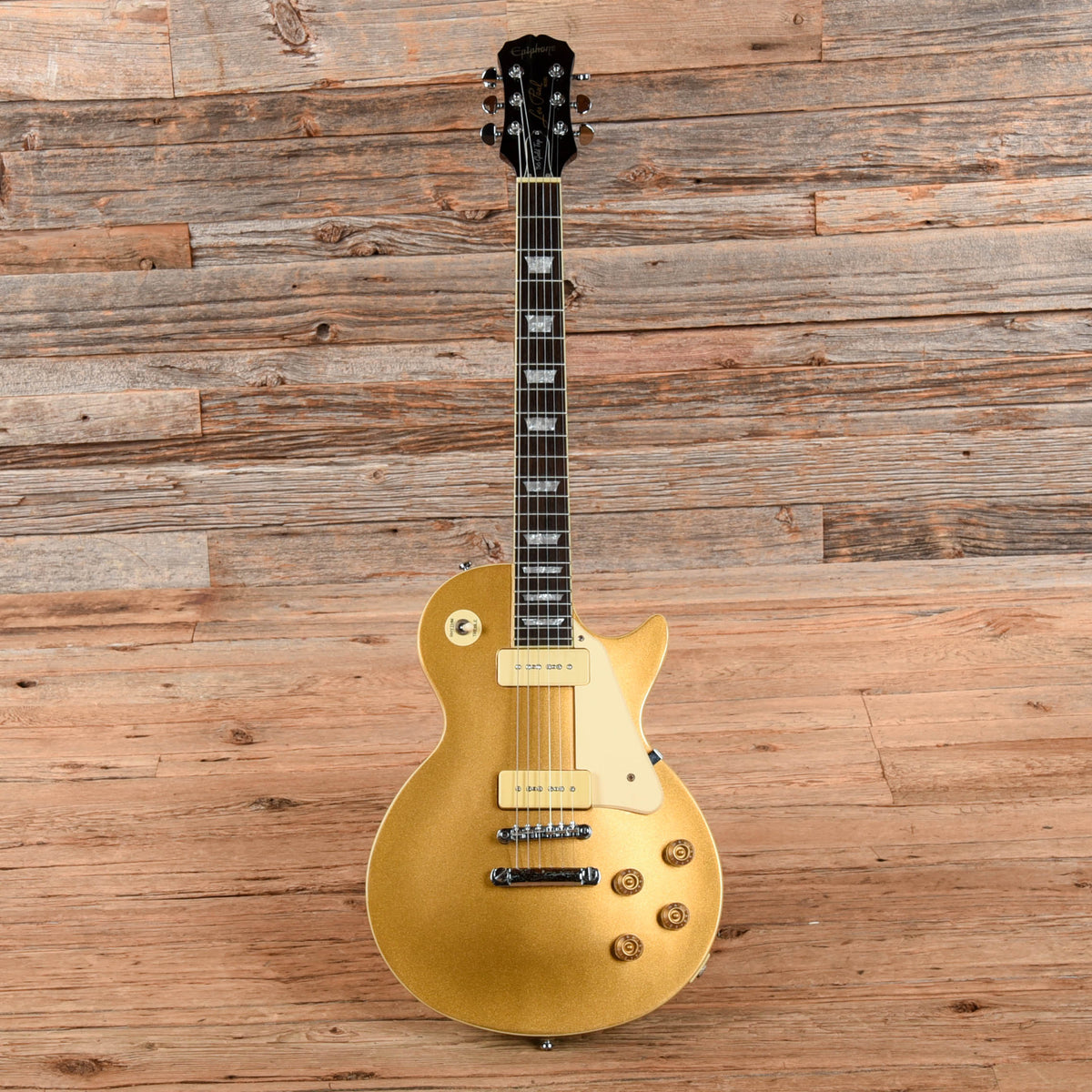 Epiphone '56 Les Paul Goldtop Gold 2005 - View 4 | MusicMarket