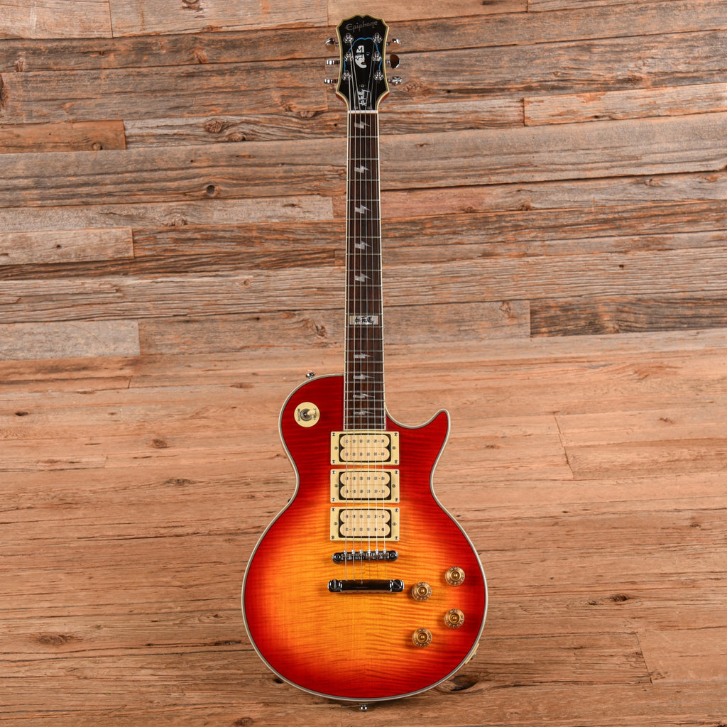 Epiphone Ace Frehley Signature Les Paul Cherry Sunburst 2003 - View 4 | MusicMarket
