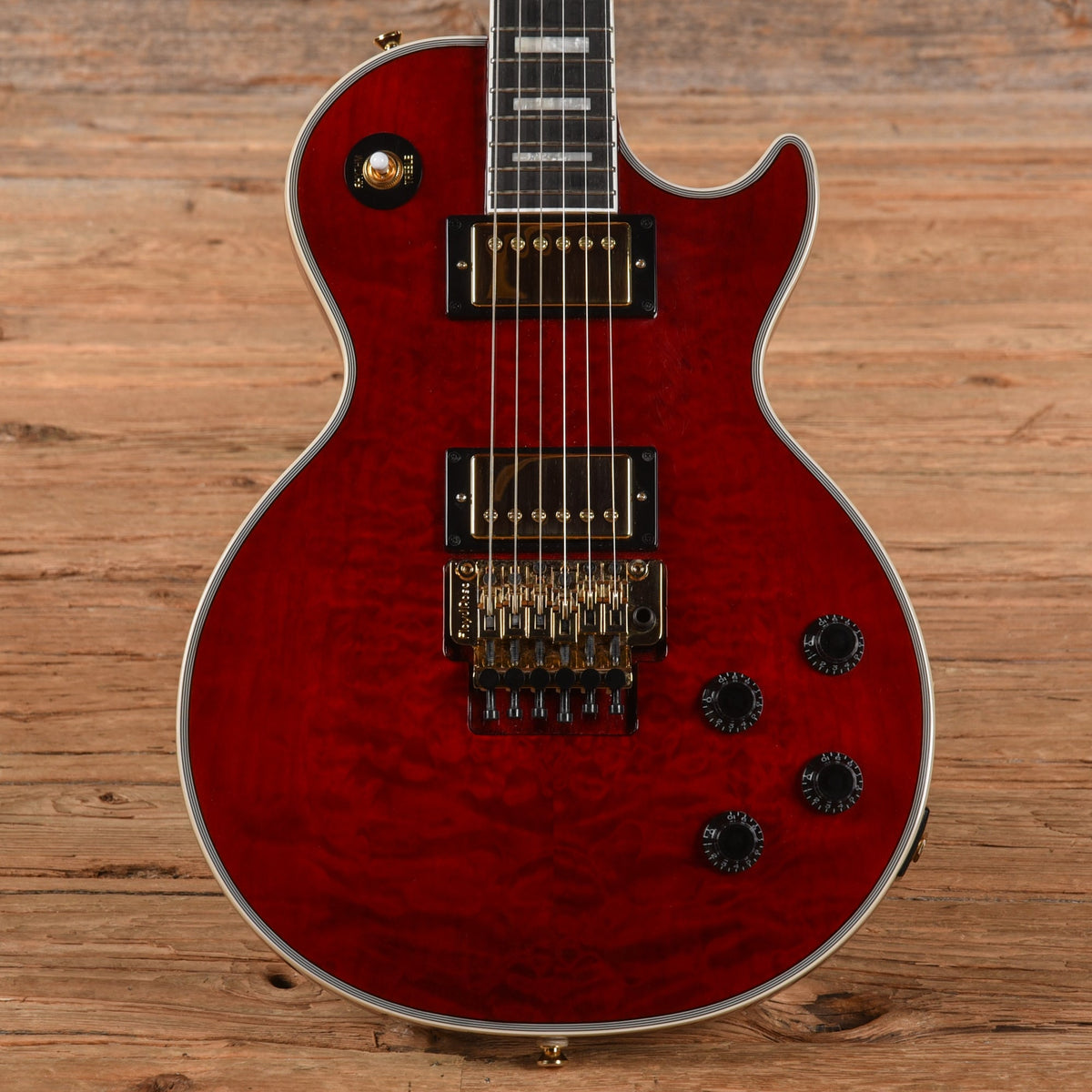 Epiphone Alex Lifeson Les Paul Custom Axcess Ruby 2022 - MusicMarket